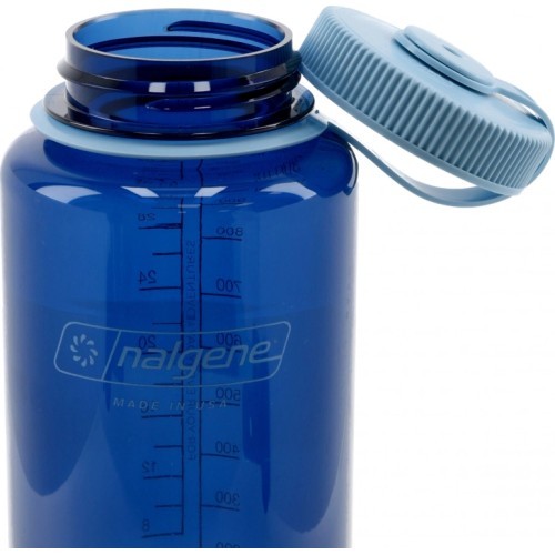 Nalgene Wide Mouth 1 L indigo spalvos buteliukas