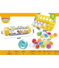 Set of Fold-out Eggs Letters