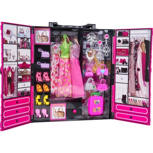 MEGA Set Wardrobe + Doll