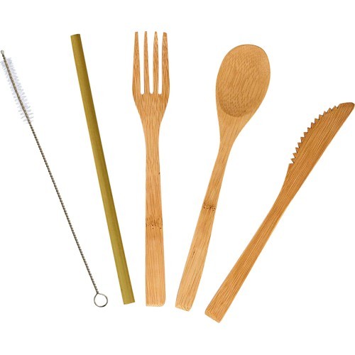 Origin Outdoors stalo įrankių rinkinys „Bamboo“