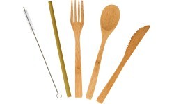 Origin Outdoors stalo įrankių rinkinys „Bamboo“