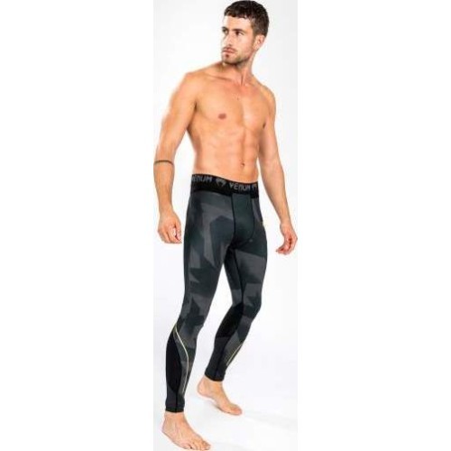 Легинсы Venum Razor – чёрно-золотые