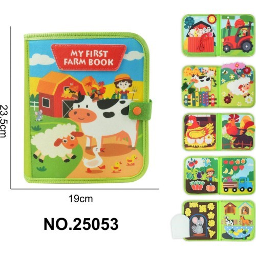 Sensory Book for Young Children Farm