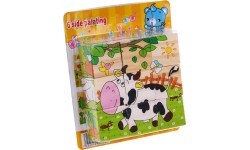 Wooden Blocks for the Youngest Farm Edition