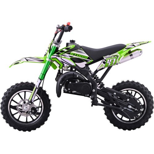 Vidaus degimo variklio transporto priemonė 49CC STORM, žalia