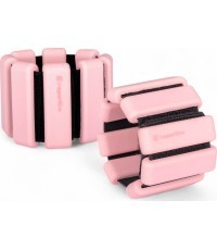 Утяжелители на запястья и лодыжки inSPORTline Brace 2 x 1 кг - Розовый