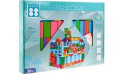 Набор деревянных кубиков Ocean, 100 шт.