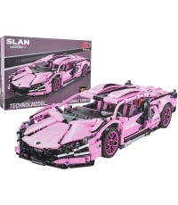 Sports Car Blocks Pink 1280pcs.