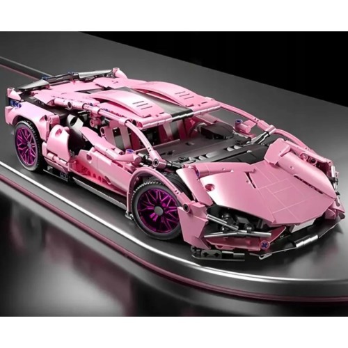 Sports Car Blocks Pink 1280pcs.