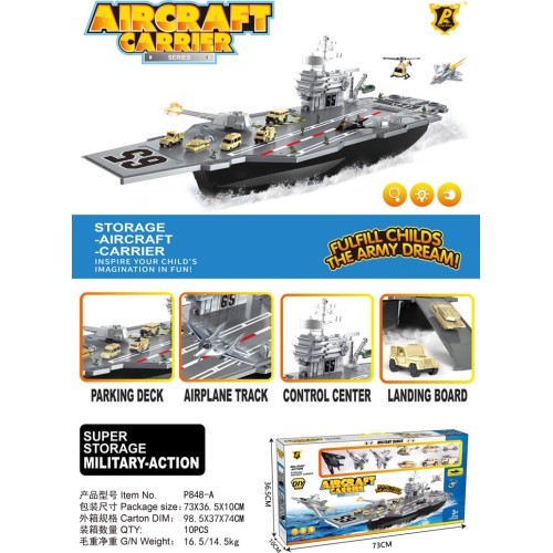 Военный авианосец с аксессуарами