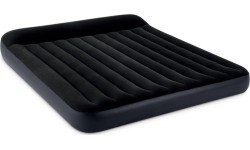 Dvivietis pripučiamas čiužinys su galvūgaliu 203x183x25 cm INTEX 64144