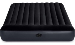 Dvivietis pripučiamas čiužinys su galvūgaliu 203x183x25 cm INTEX 64144