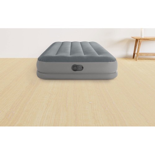 Materac dmuchany jednoosobowy 191x99x30 cm z wbudowaną pompką elektryczną INTEX 64112