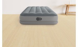 INTEX 64112 vienvietis pripučiamas čiužinys su elektriniu siurbliu 191x99x30 cm