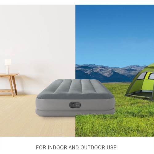 INTEX 64112 vienvietis pripučiamas čiužinys su elektriniu siurbliu 191x99x30 cm