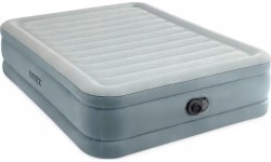 Dvivietis pripučiamas čiužinys su įmontuota elektrine pompa INTEX 64824, 203x152x46 cm