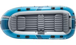 Ponton dmuchany Excursion 5 5-osobowy pompka 2 wiosła torba INTEX 66325