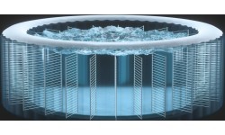 Nadmuchiwane SPA basen z hydromasażem 6 os. 216x71 cm akcesoria premium INTEX 28428NP