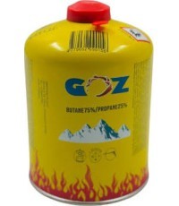 GOZ gas cartridge 450 g with 75/25 thread
