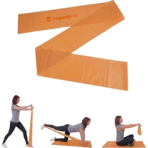 Pasipriešinimo guma inSPORTline Clingy 170 cm / 2 kg – oranžinė