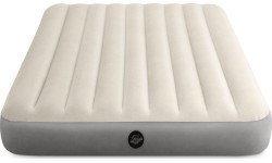 Velour inflatable mattress 203x152 cm Intex 64103