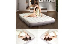 Велюровый надувной матрас 203x152 см Intex 64103