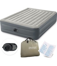 Didelis pripučiamas čiužinys 203x152 cm su įmontuota pompa INTEX 64126