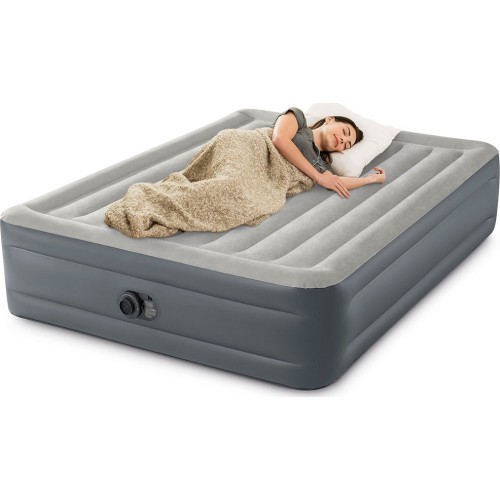Didelis pripučiamas čiužinys 203x152 cm su įmontuota pompa INTEX 64126