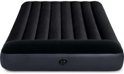 Double inflatable mattress 191x137x25 cm bed with headboard INTEX 64142