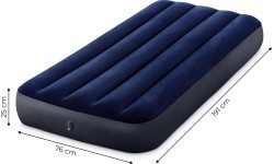 Velor Sleeping Bed Air Mattress Intex, 191x76cm
