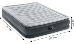 Double Bed Mattress With Automatic Pump Intex, 191x137cm