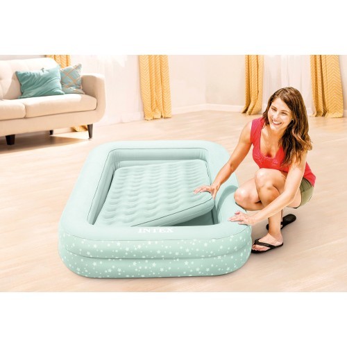 Inflatable Toddler Bed + Pump Intex