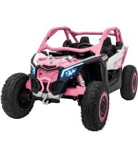 Детский электроквадроцикл Maverick Turbo RR STRONG, розовый