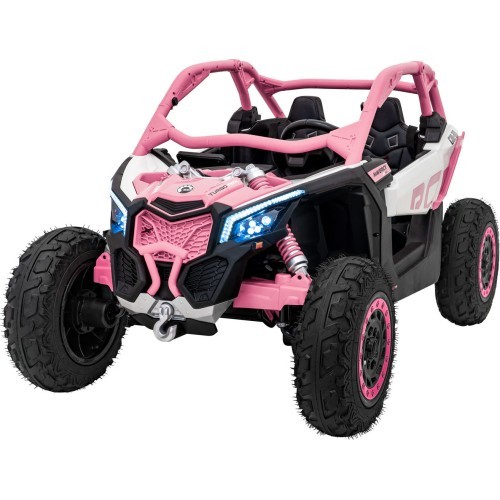 Детский электроквадроцикл Maverick Turbo RR STRONG, розовый