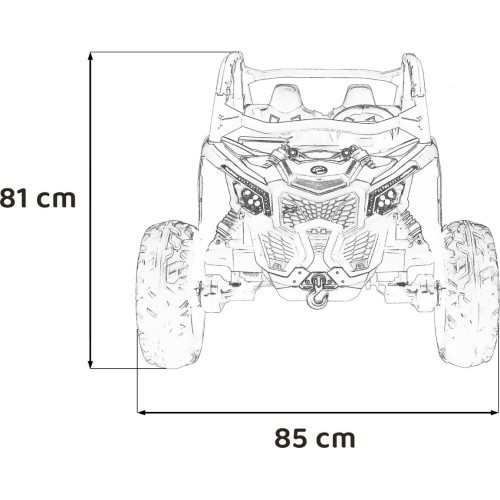 Elektrinis vaikiškas motociklas Maverick Turbo RR STRONG, rožinis