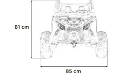 Elektrinis vaikiškas motociklas Maverick Turbo RR STRONG, rožinis