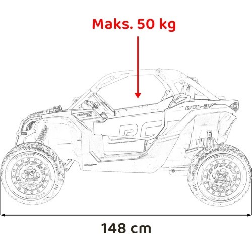 Elektrinis vaikiškas motociklas Maverick Turbo RR STRONG, rožinis