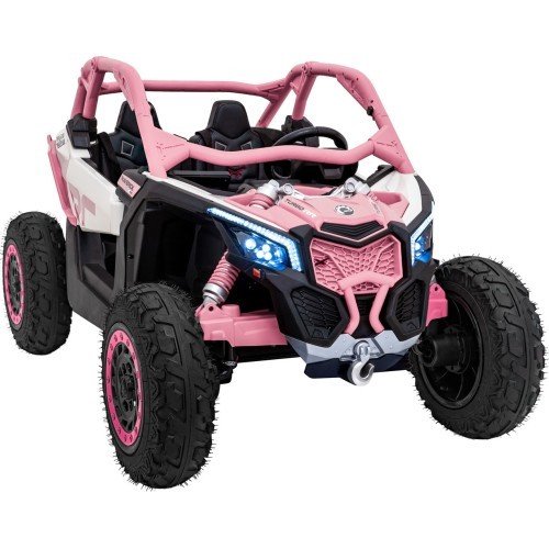 Детский электроквадроцикл Maverick Turbo RR STRONG, розовый