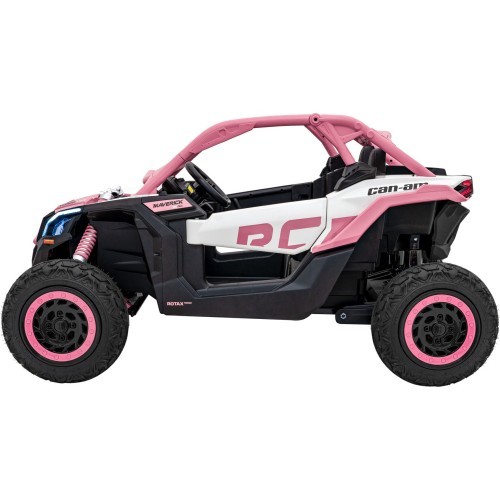 Elektrinis vaikiškas motociklas Maverick Turbo RR STRONG, rožinis