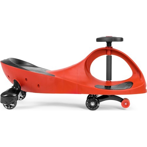 Vaikiškas gravitacinis automobilis su LED ratais, raudonas ECOTOYS