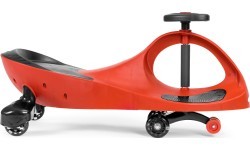 Vaikiškas gravitacinis automobilis su LED ratais, raudonas ECOTOYS