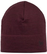 Merino Lightweight Beanie Solid Garnet - 653