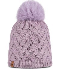 Knitted & Fleece Band Beanie Caryn Lilac Ice - 630