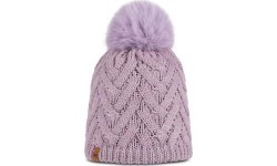 Knitted & Fleece Band Beanie Caryn Lilac Ice - 630