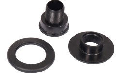 Futboliuko strypo guolis, juodas, 16 mm