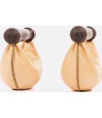 SwingBells riešutmedžio hanteliai, natūralios spalvos, rinkinys - 1 kg