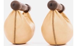 SwingBells riešutmedžio hanteliai, natūralios spalvos, rinkinys - 8 kg