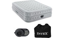 Didelis dvivietis pripučiamas čiužinys 203x152x51 cm su integruota elektrine pompa INTEX 64490
