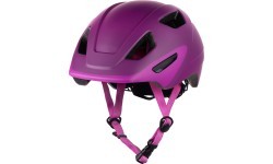 Kids' Helmet FORCE Akita, size S-M (52-57 cm), purple