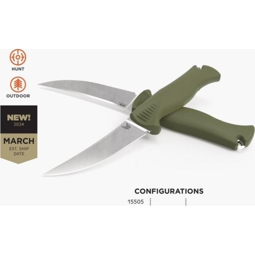 Нож Benchmade 15505 Meatcrafter 4 дюйма, Santoprene